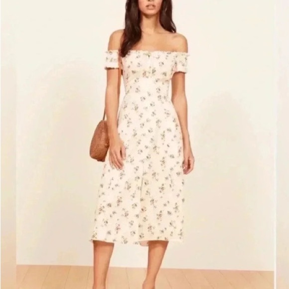 Reformation Dresses & Skirts - Reformation Canopy Linen Dress in Mildred‎ Size 0